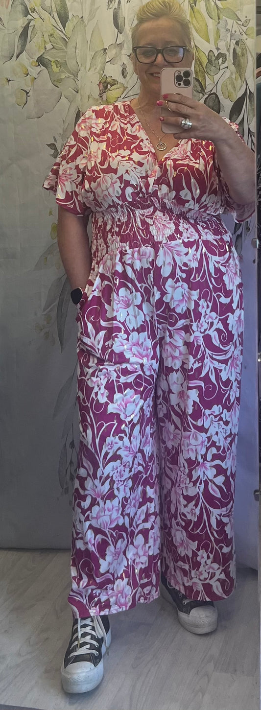 Floral Jumpsuit