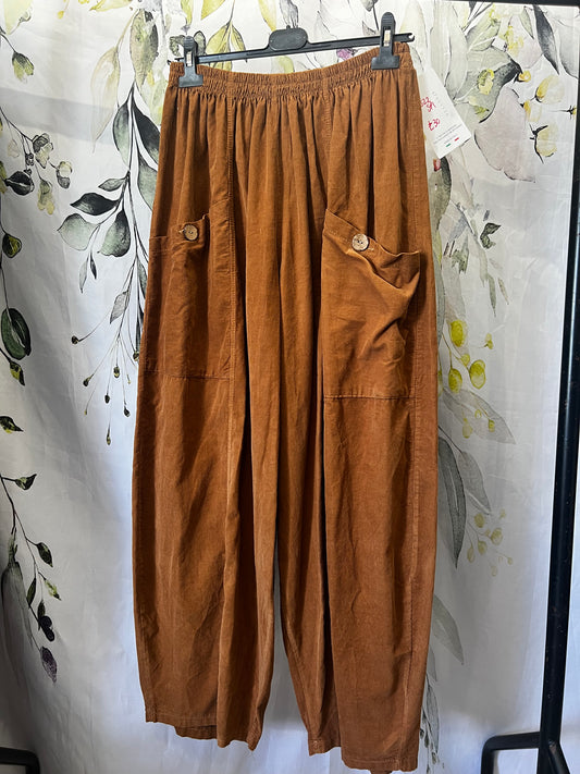 Loose Fit Cord Trousers