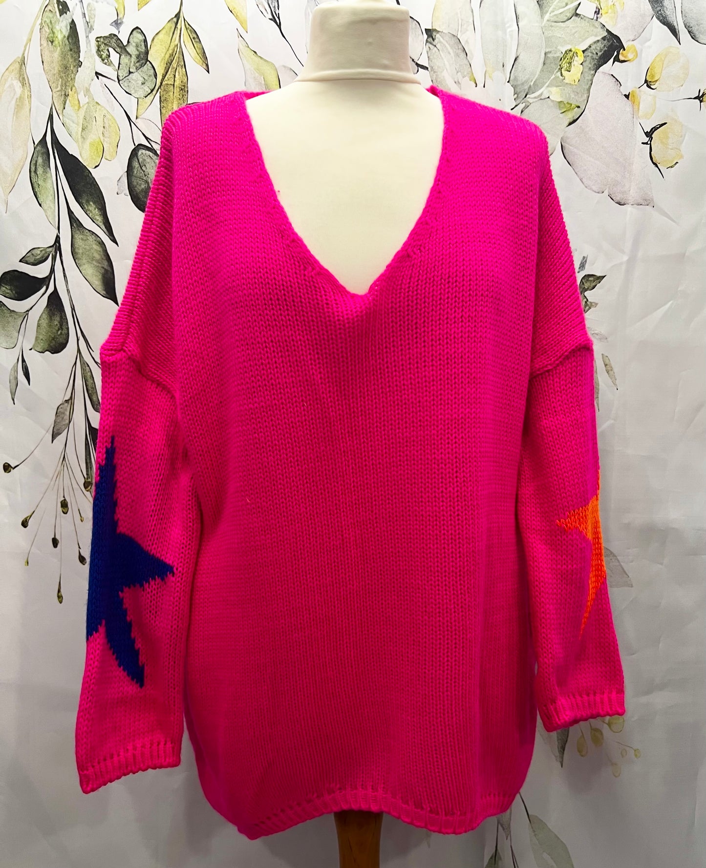 Neon Star Knit