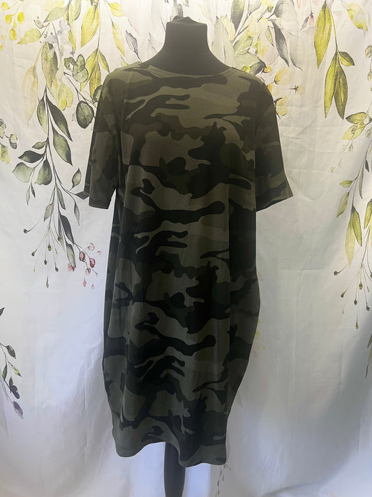 Camo T Shirt Dress