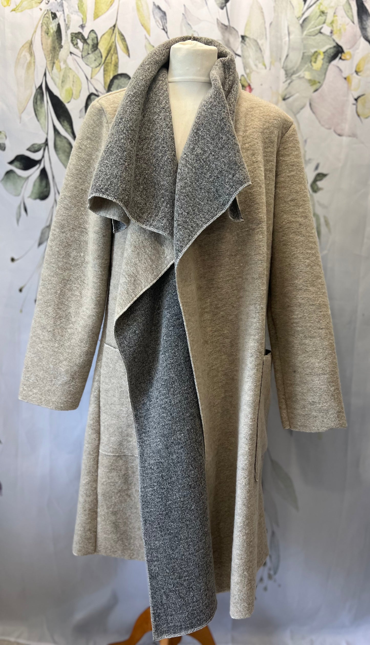 Waterfall Wool Coat