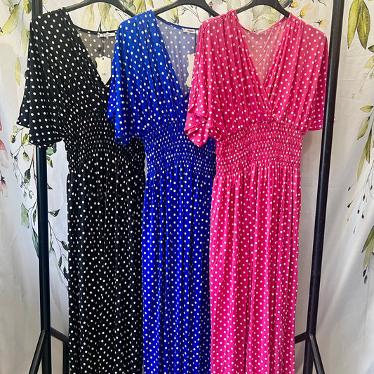 Maxi Dotty Dress