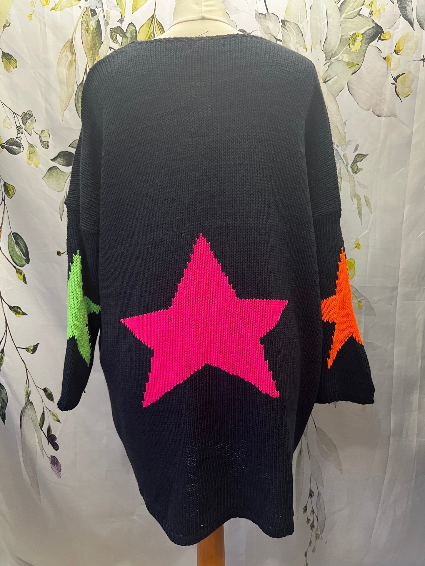 Neon Star Knit