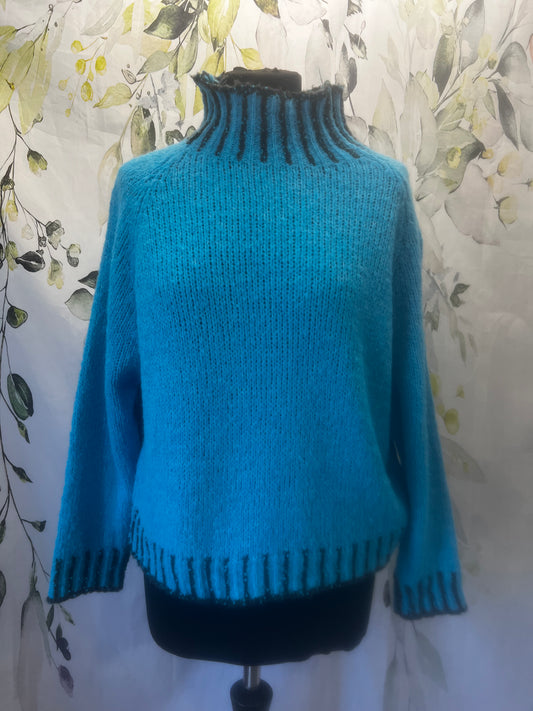 Contrast Stitch Knit