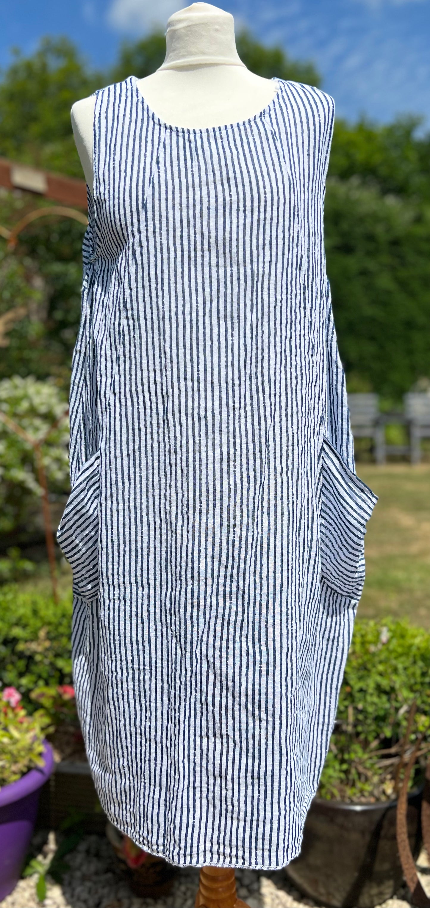 Striped Cotton Dress