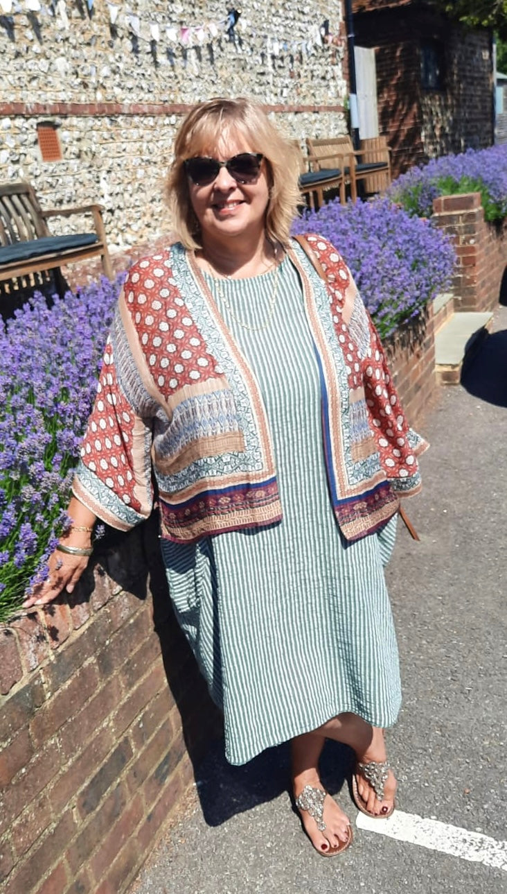 Striped Cotton Dress