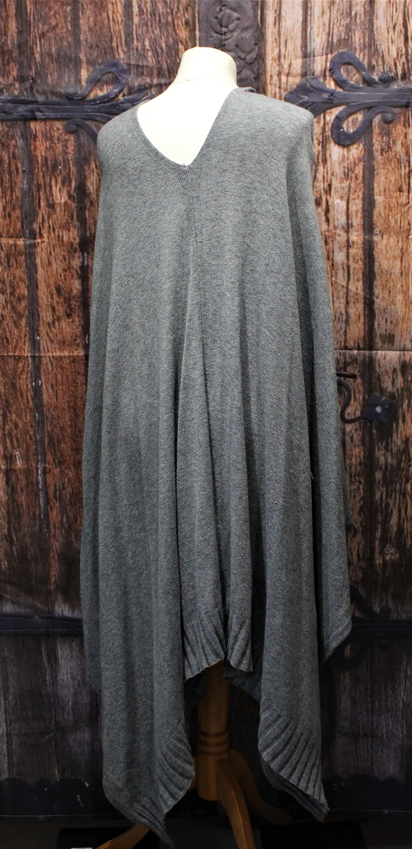 Cashmere Feel Poncho Wrap