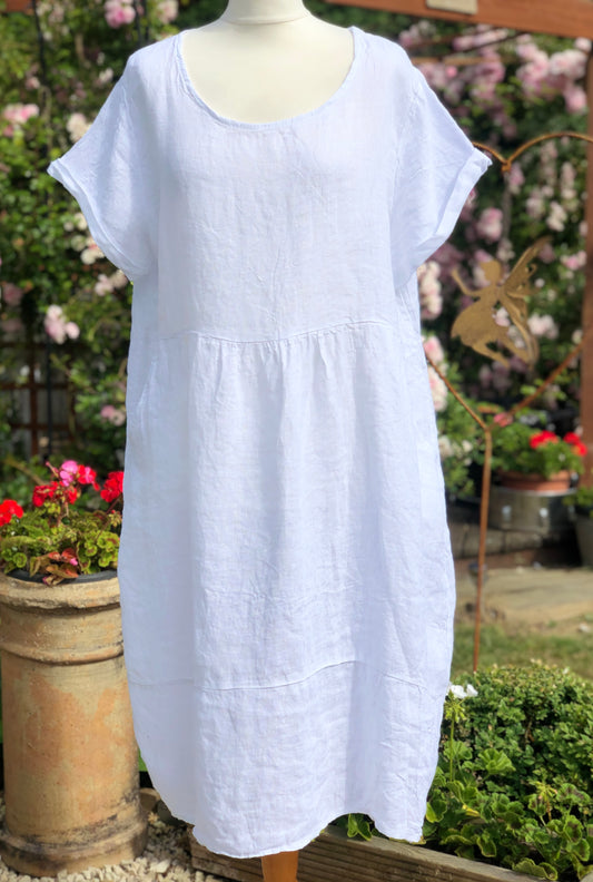 Linen Tunic Style Dress